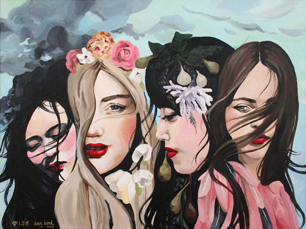 Original Painting: 'Of Neither Sea, Nor Shore, Nor Air, Nor Fire'