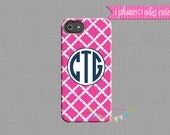 Monogrammed iPhone Case - Bamboo