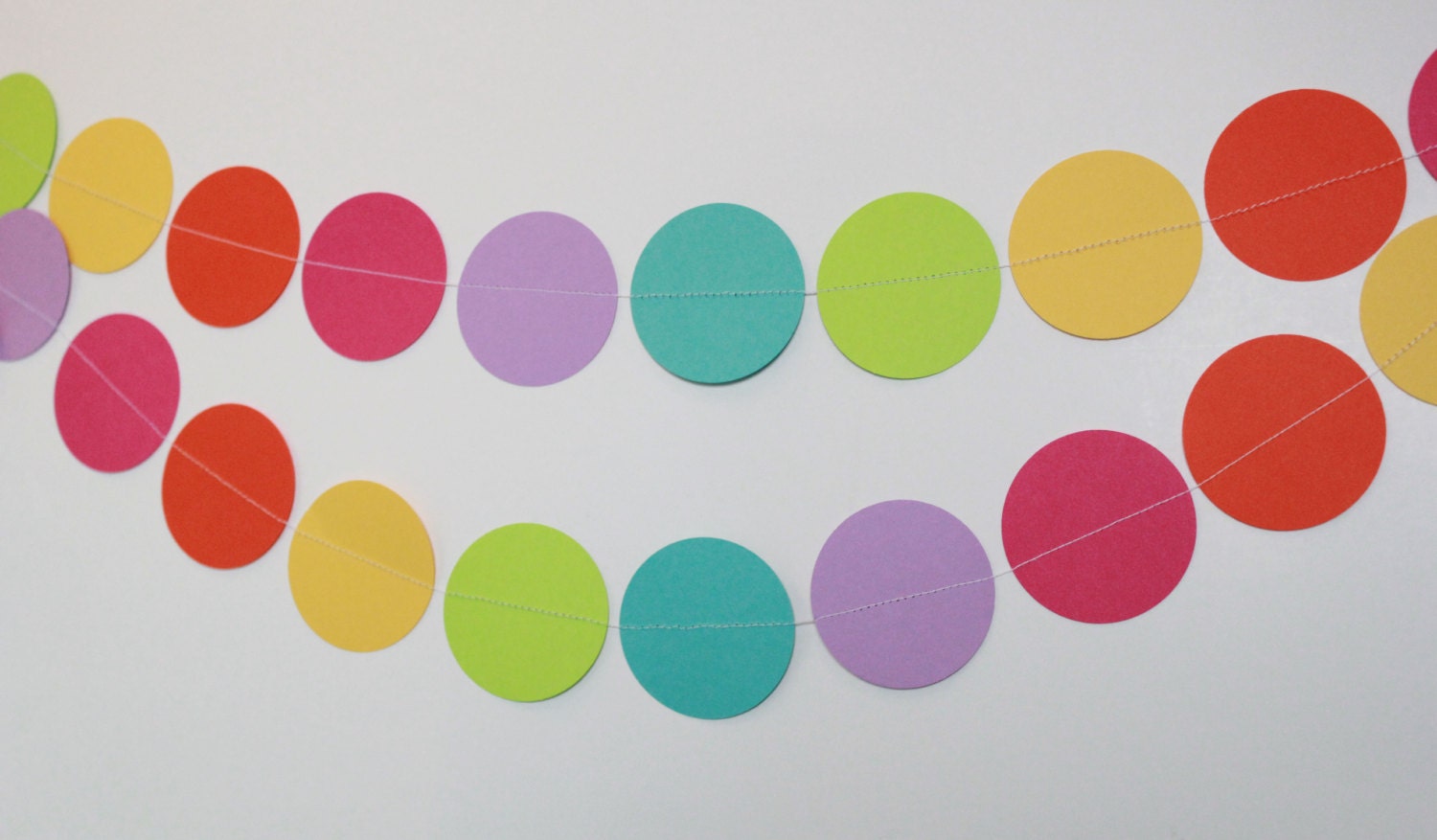 Paper Garland Birthday Party Decoration . PICK YOUR COLORS. Il_170x135