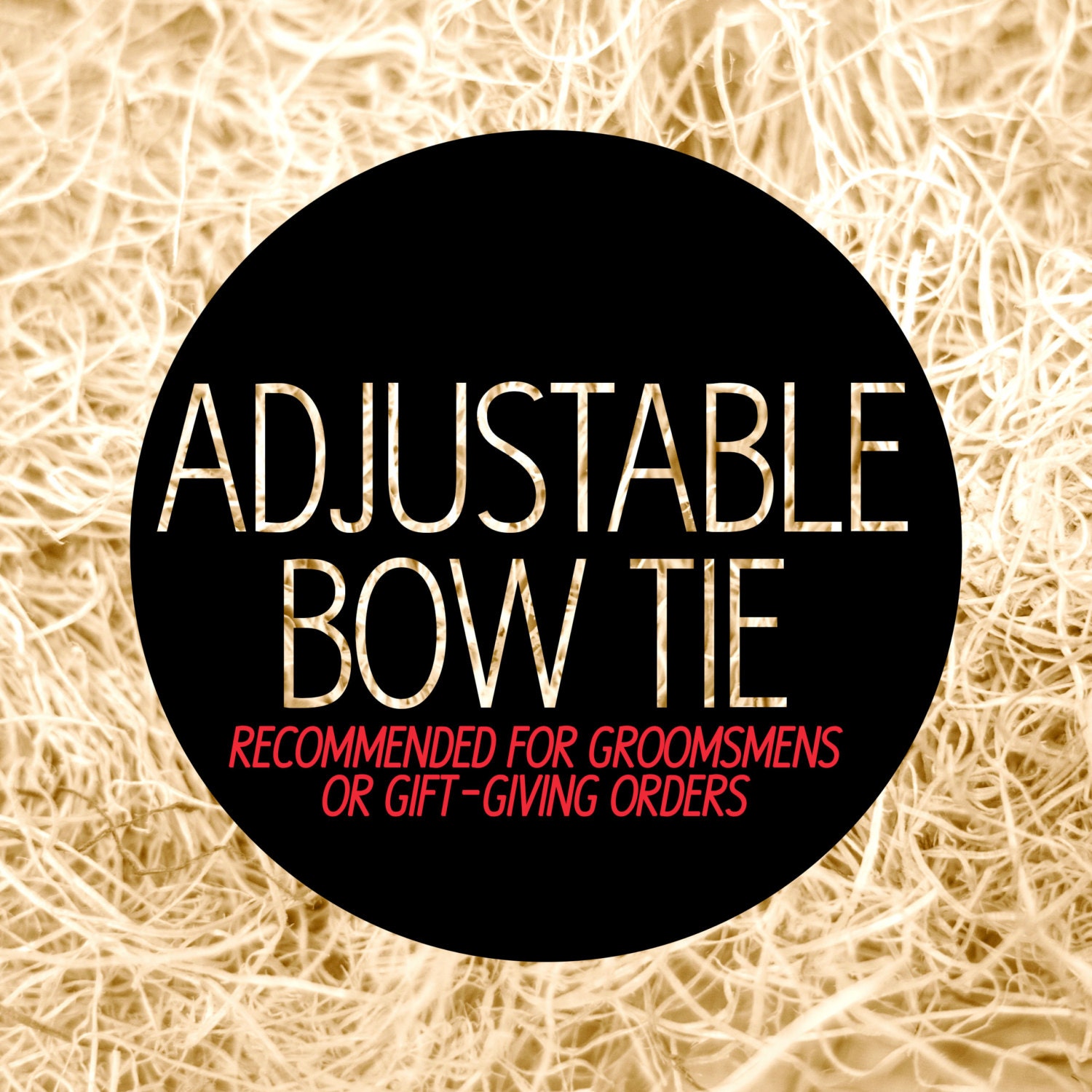 Adjustable Bow Tie