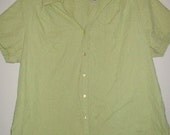 Women's Plus Size WHITE STAG Green Embroidered Design Top Shirt SZ 2X