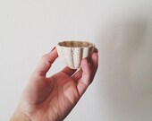 1 small scalloped bowl