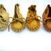 Small Golden Deer Skin Baby Moccasins