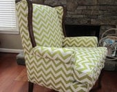 Accent Chair - Chevron Gramm