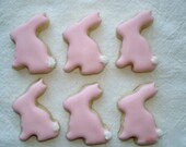 one dozen Mini Bunny sugar cookies