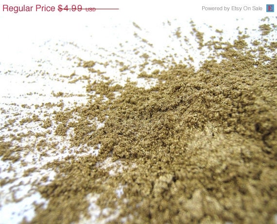 60% OFF SUMMER SALE Eye Shadow Mineral Makeup - Vegas Gold Eye Shadow - 1g Mineral Makeup Vegan Eye Shadow