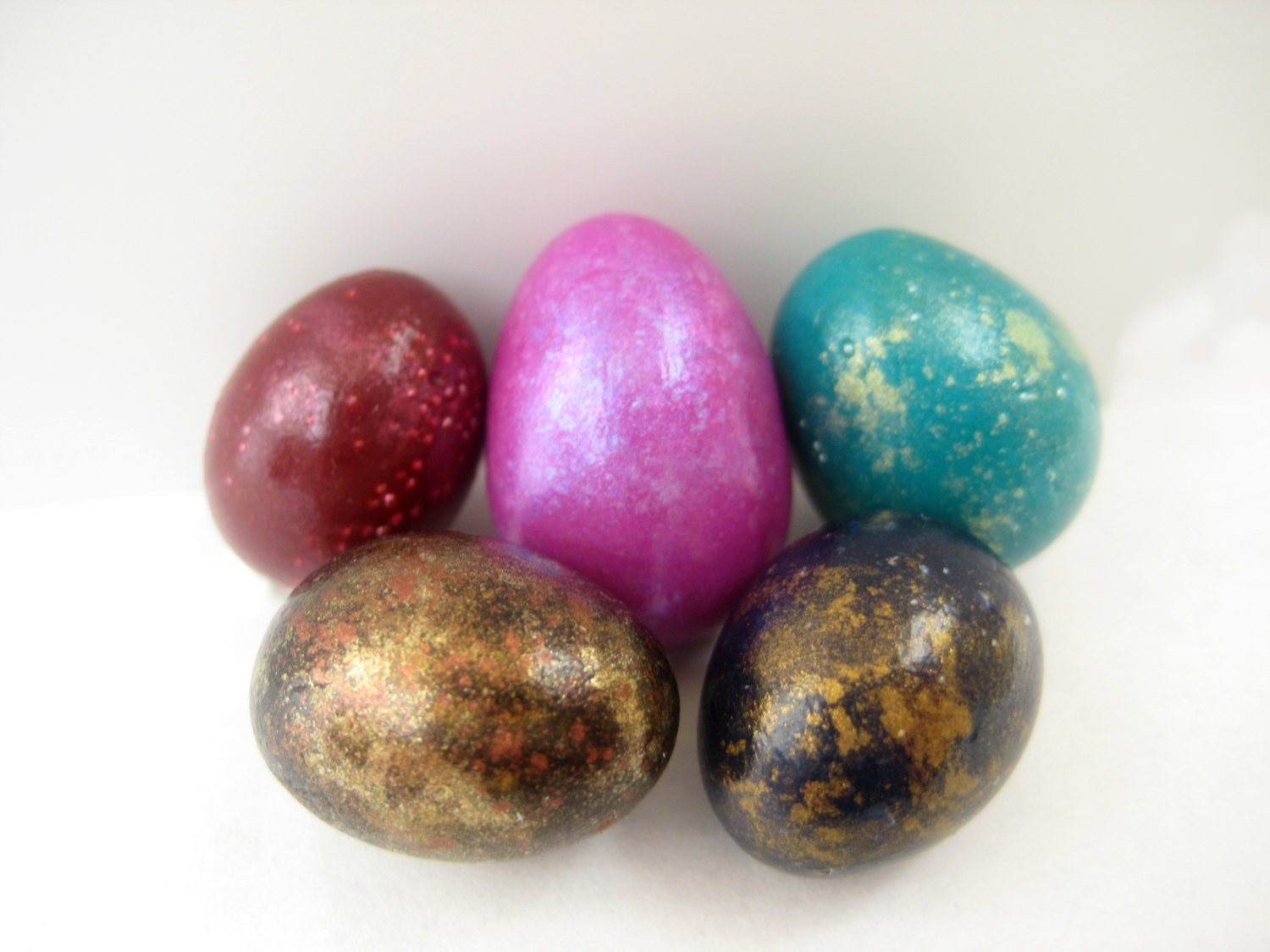 Purple Dragon Egg in one inch scale dollhouse miniature