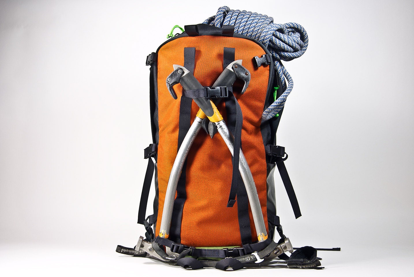 Scud Pack -- burnt orange & black -- made to order.