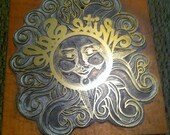 Sun Moon Letterpress Block