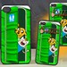 Adventure Time Jake & Finn in Portable Toilet iPhone 4 / 4S Black Case Cover