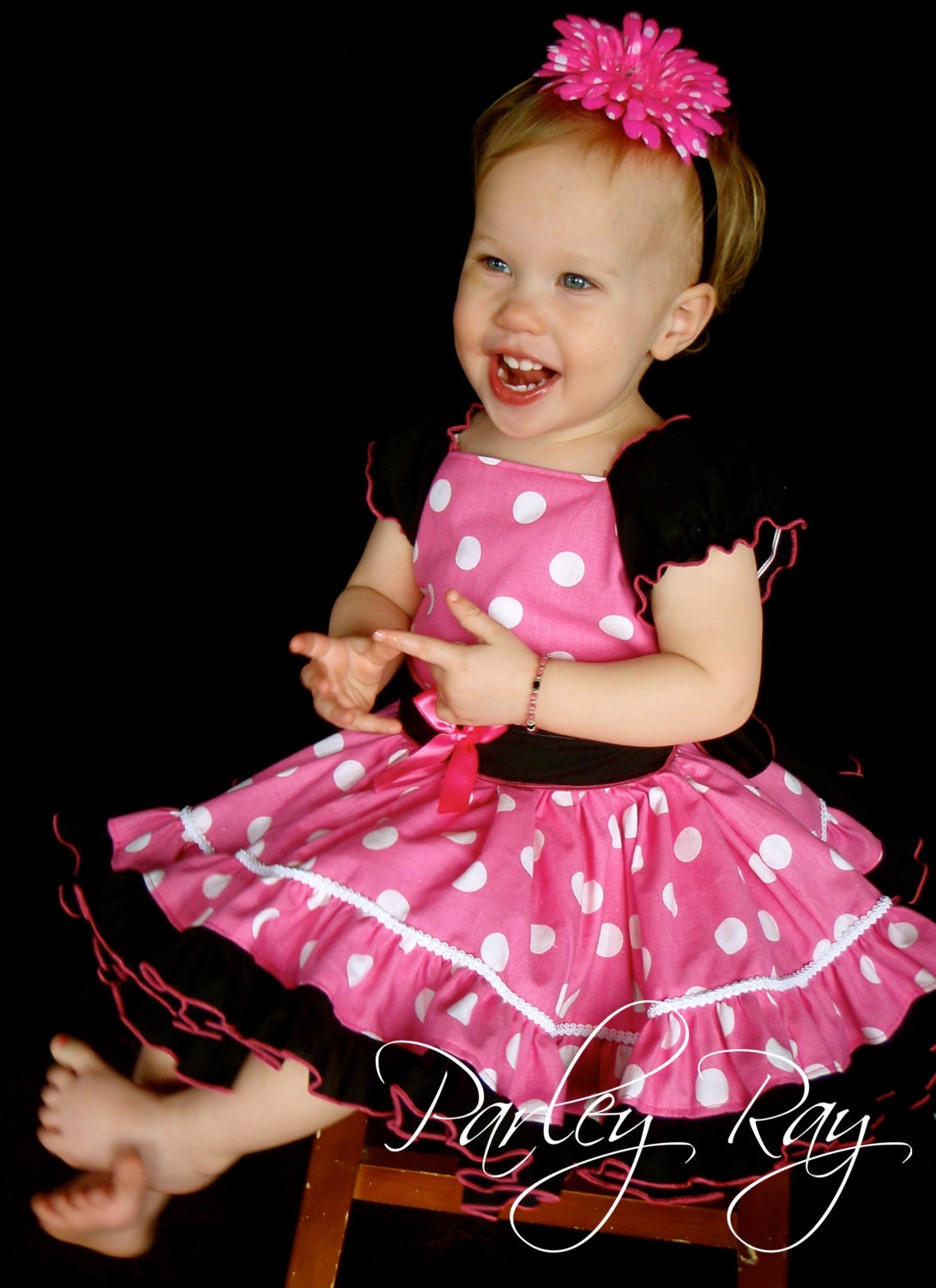Parley Ray Pink Minnie Mouse Dress for Disneyland and Birthday's