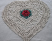 Heart Doily / Tabletopper / Centerpiece / Holiday