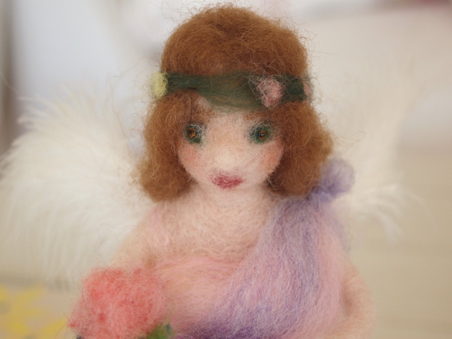 Needle Felted Fairy Queen Doll OOAK