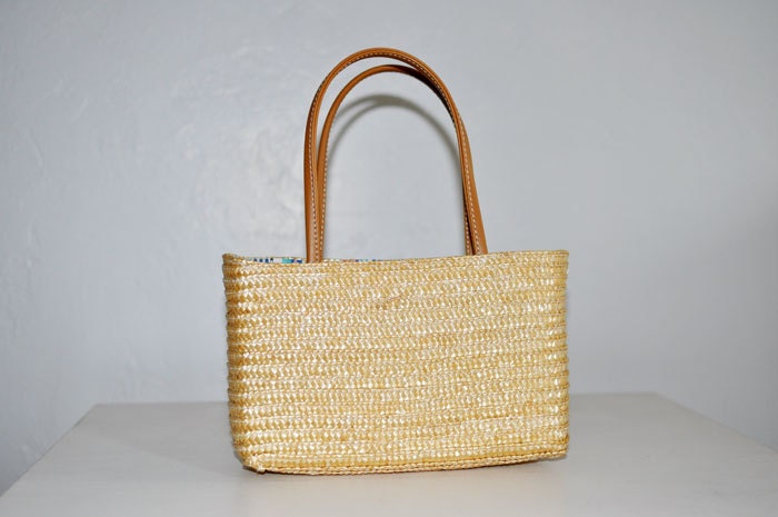 Vintage Straw Handbag