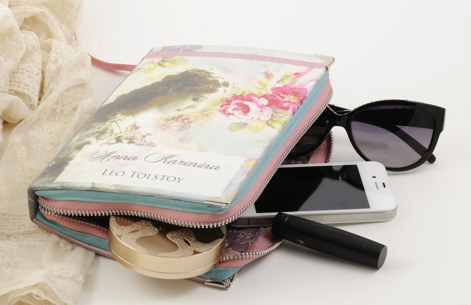 Anna Karenina Book Clutch