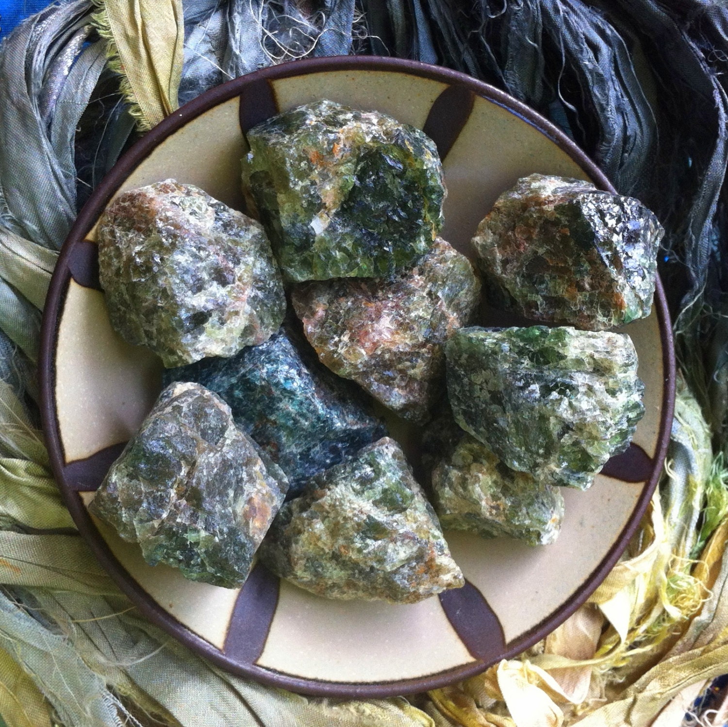 Green Apatite - getting in the flow, abundance, health, weight loss, universal alignment - heart chakra