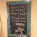 ON SALE Teal Framed Chalkboard Old Rustic Distressed Beadboard Frame with Red accent