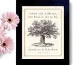 Personalized Unique Wedding Gift for Couples Tree Framed Art Print Engagement Gift