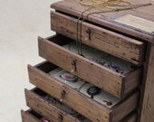 Personalized Rustic Chest of Drawers, Truly Unique Super Big Size