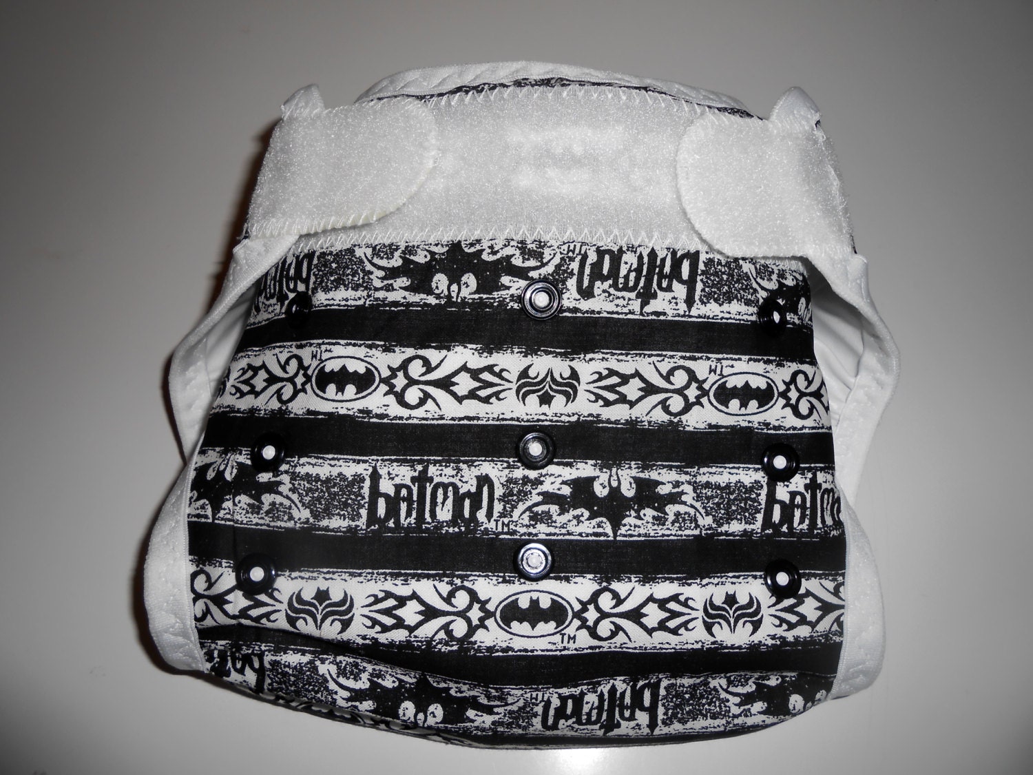 One Size Batman Stripe Diaper Cover
