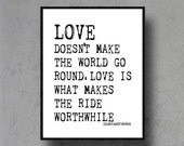 typographic art print quote poster inspirational black white typography 8x10 home decor motivational