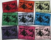 One Big Labowski canvas patch in any color you choose....FREE SHIPPING USA