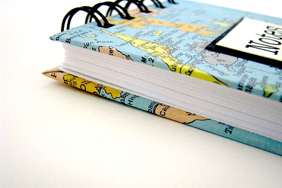 Travel Notebook / Journal with Custom Map