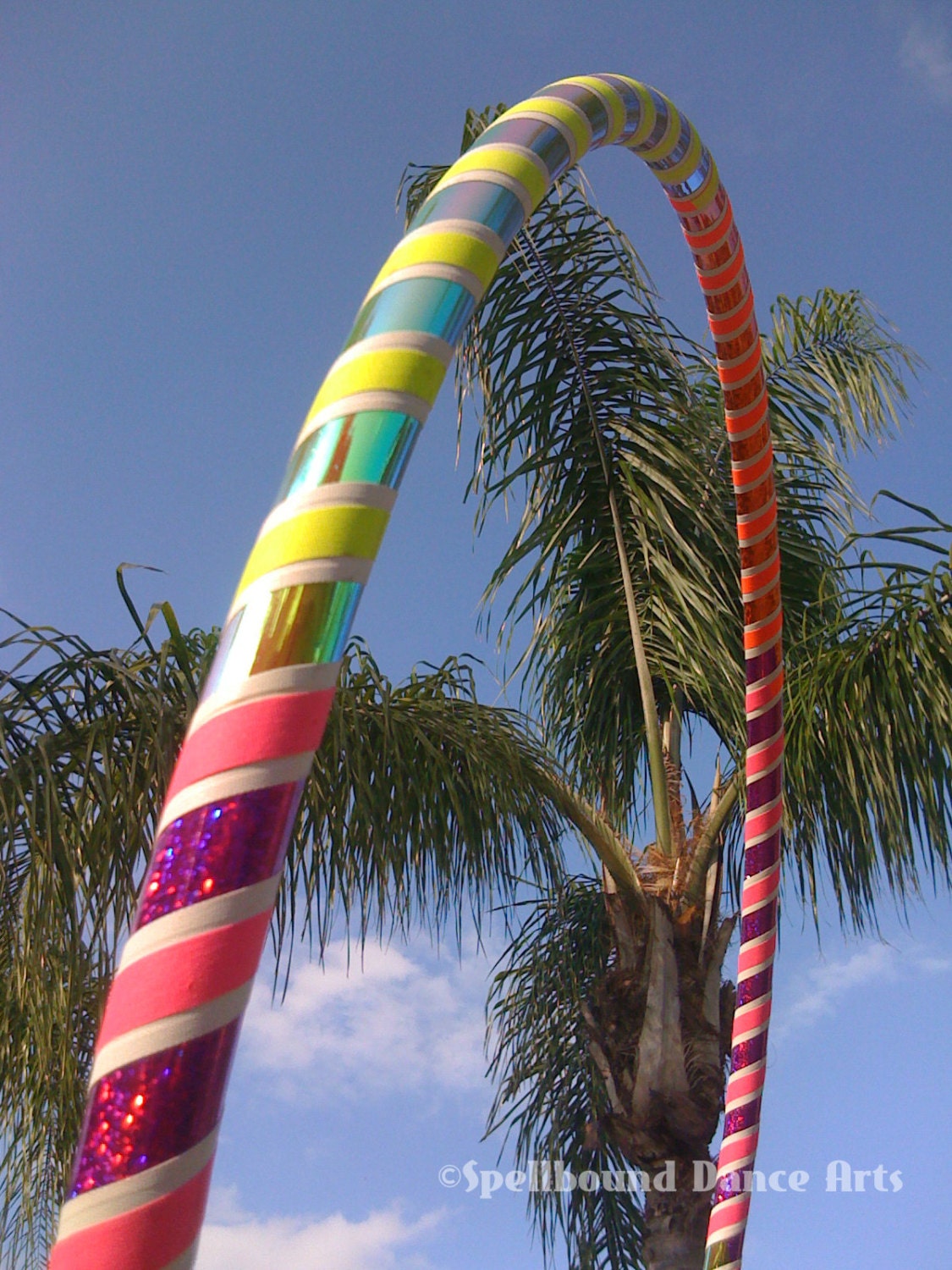In Stock SUNSET Hula Hoop - 36 Inch Dance Weight