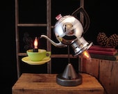 Table Lamp Upcycled Vintage Percolator Lamp