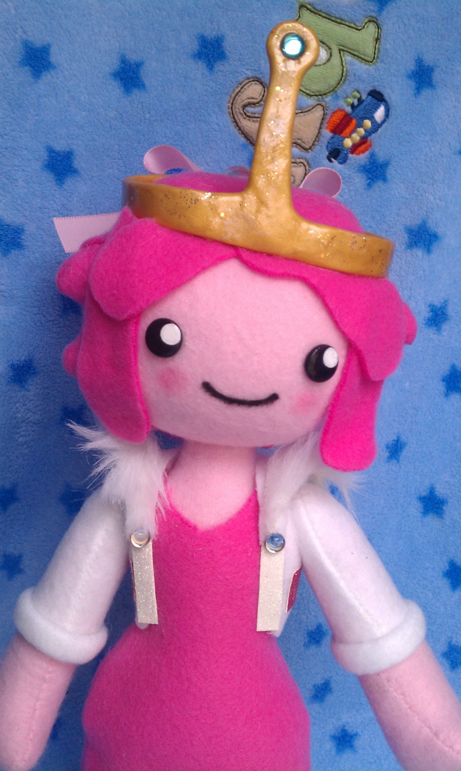 MADE TO ORDER, Inspired by Adventure Time, Princess Bubblegum Plush :3