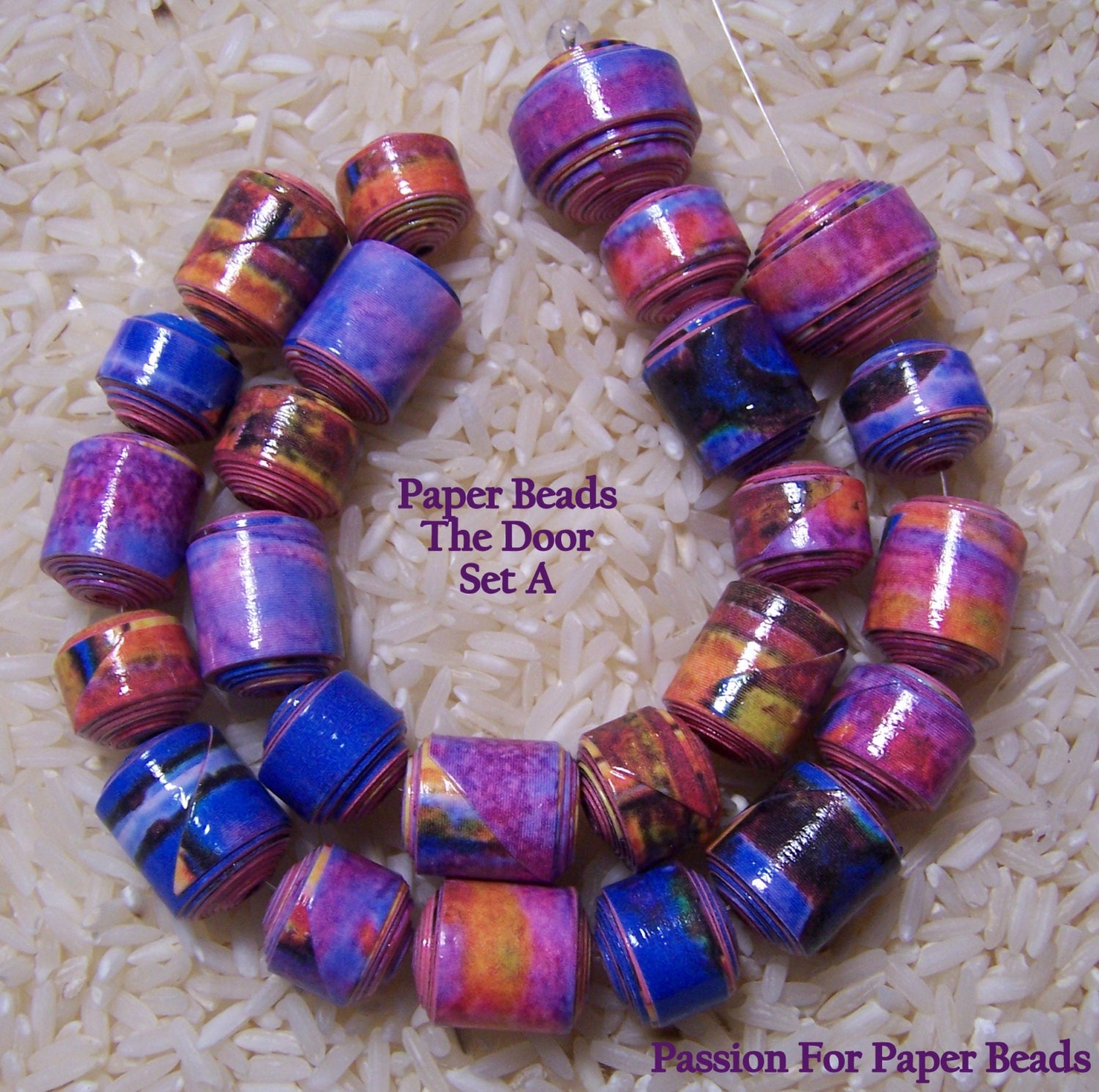 Paper Beads- The Door  Set A