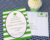Printable Invitations- Lucky For Friendship Party by Bloom