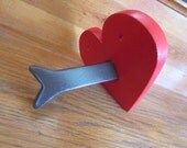 HEART TOWEL HOLDER