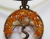 Autumn Golden Amber Tree of Life