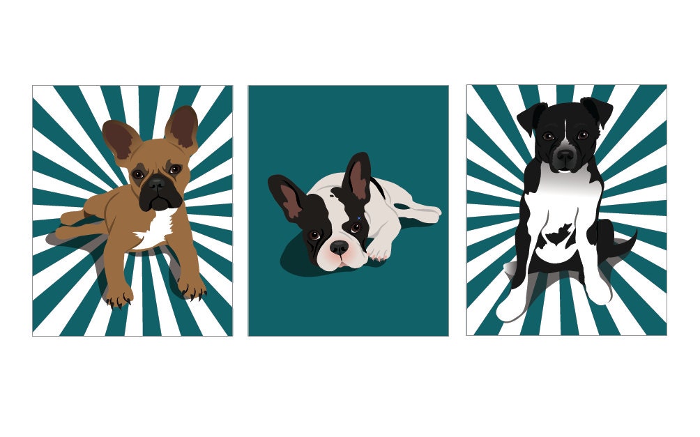 THREE Pets in 3 Separate Custom Portraits (Multiple Pet ADD-ON Discount)