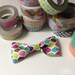 Multi-Color Trellis Hair Bow - Trellis Patterned Hair Bow