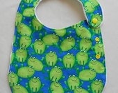 Hop Hop Adjustable Side Snap Bib