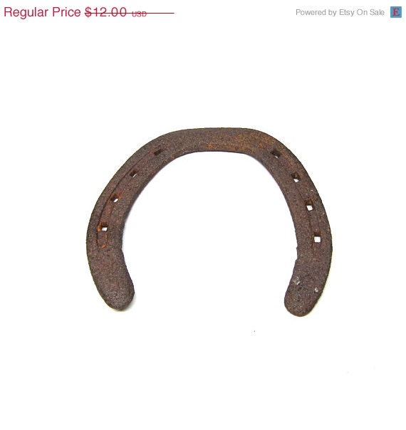 Vintage Horseshoe Rusty Hand Forged Good Luck Symbol