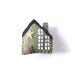 Green home magnet with star, style number one