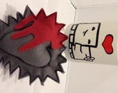Super Meat Boy (LOVE Mug) & Valentine's Day Heart