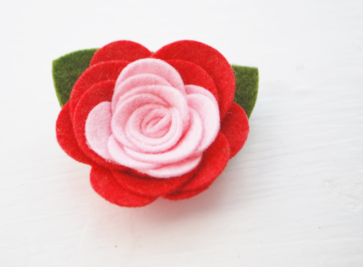 Strawberry and Pink Rose Hair Clip Headband, M2M Matilda Jane Good Hart, Pictured with Perry Inn Knot Dress