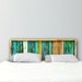 Modern Bed Headboard Painted Wood