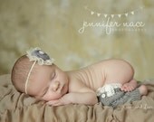 itty-bitty Lil Lacie - baby grey newborn leg warmers with ivory knit lace trim legwarmers photo prop baby legs baby leg warmers - 3 colors