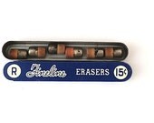 Vintage FIneline Sheaffers Erasers Tops, Vintage Mid Century Office Supplies, Made In the USA, Graduation Gift For Him