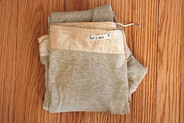 Antique WWII Long Underwear 1942 Office Uniform, Wool COTTON Antique Clothes, Fathers Day Gift For GRANDPA, Gibbs Underwear Co.