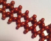 Copper luster bracelet
