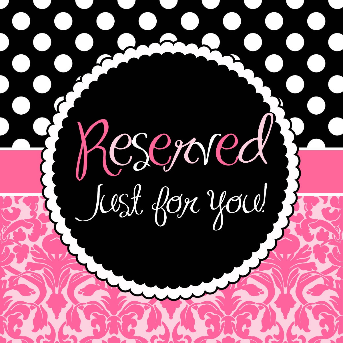Reserved - Custom Listing - Reid