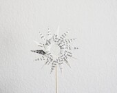 14 pointed ninja star . origami ninja star . party favor . home decor . gift for unisex -ECO book