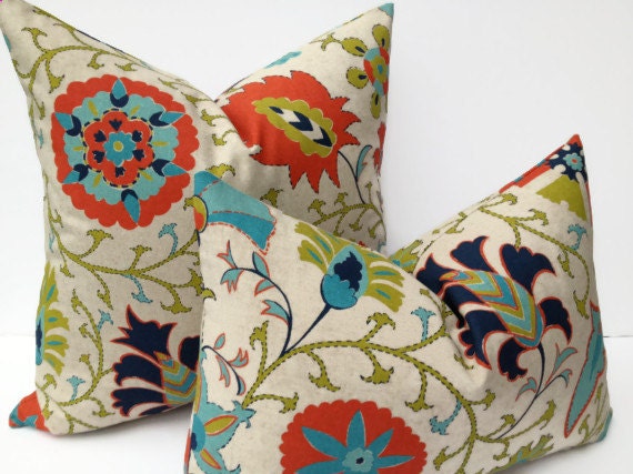 Suzani 20X20 Pillow Cover Designer Home Decor Fabric-Throw Pillow-Accent Pillow-Designer Pillow-Throw Pillow