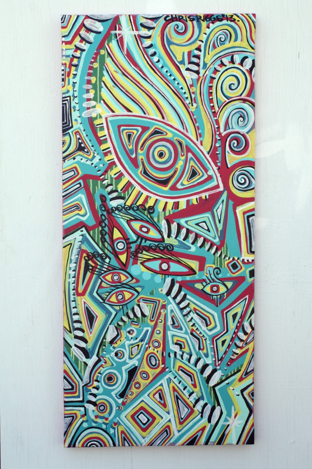Buy paradon cigars - ORIGINAL abstract large contemporary pop art fine art cubism modern painting